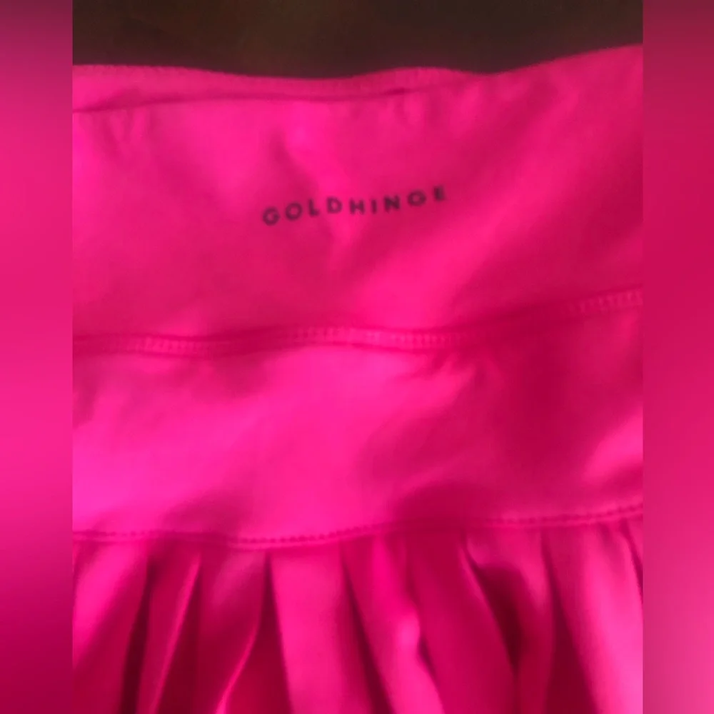 Gold Hinge Pink Pleated skort - Picture 5 of 7